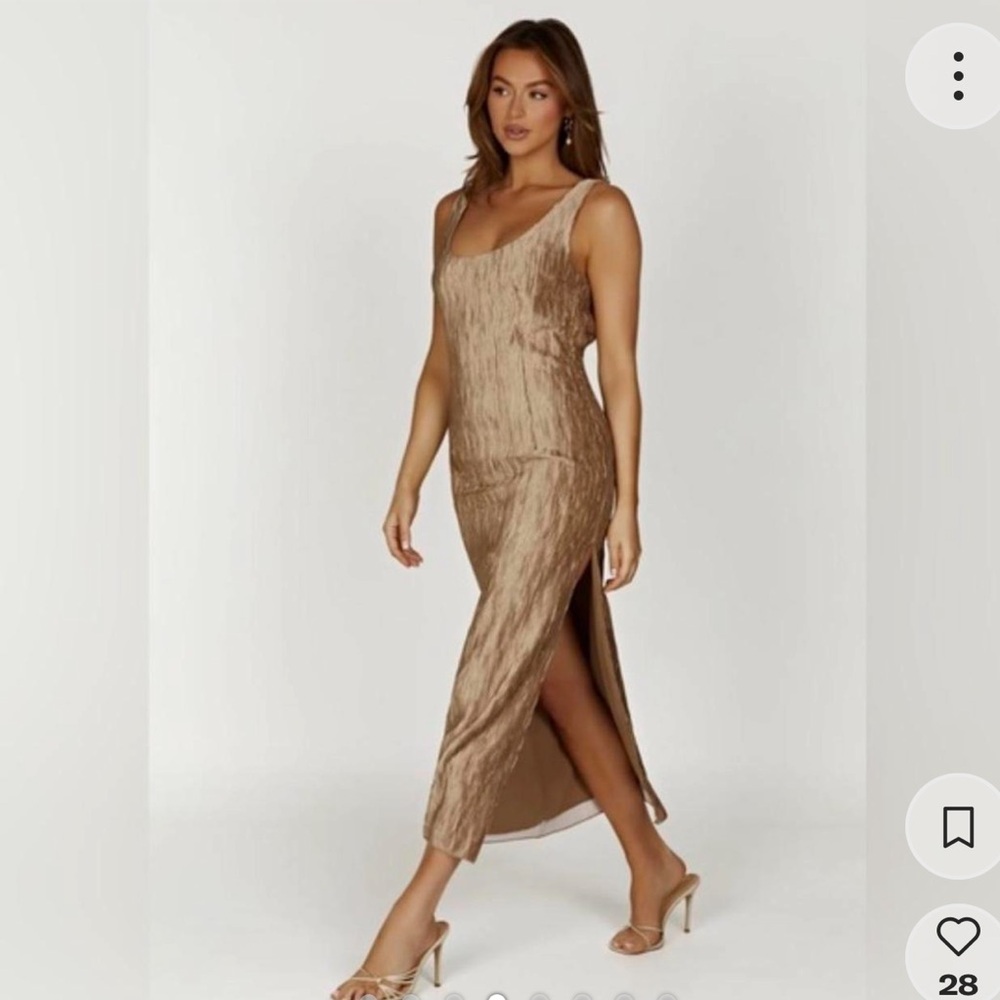 Meshki theia plisse maxi dress - Picture 12 of 15